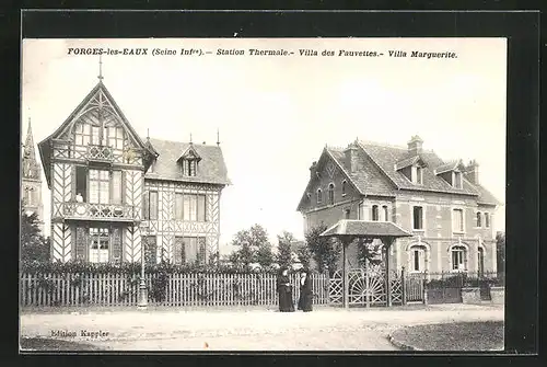 AK Forges-les-Eaux, Station Thermale, Villa des Fauvettes, Villa Marguerite