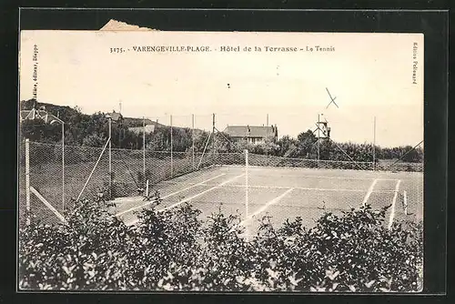 AK Varengeville-Plage, Hotel de la Terrasse, Le Tennis