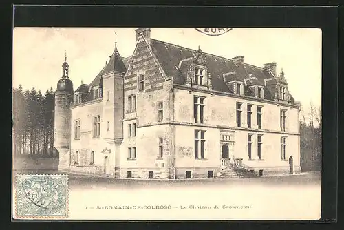 AK Saint-Romain-de-Colbosc, Le Chateau de Grosmesnil