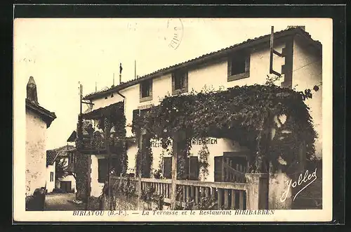 AK Biriatou, La Terrasse et le Restaurant Hiribarren