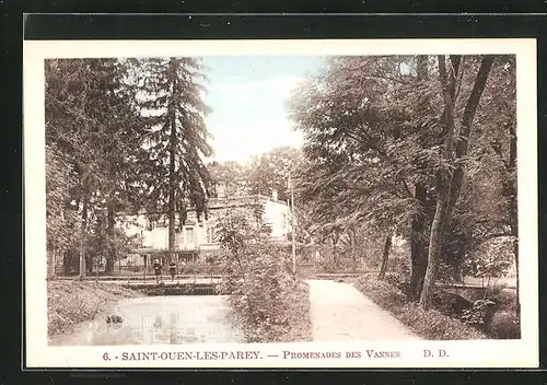AK Saint-Ouen-les-Parey, Promenades des Vannes