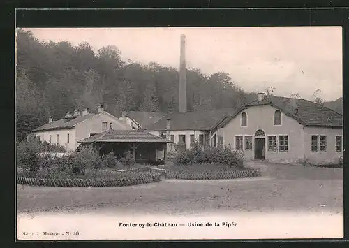 AK Fontenoy-le-Chateau, Usine de la Pipèe