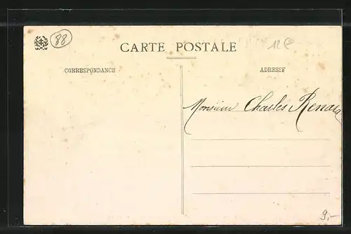 AK Rambervillers, Rue du Neuf-Octobre, Maison Valter-Renard