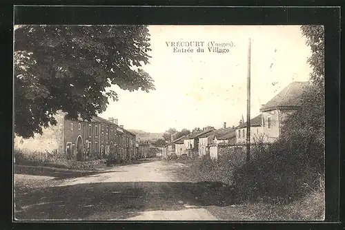 AK Vrècourt, Entrèe du Village