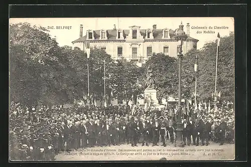 AK Belfort, Cèrèmonie du Cimetière des Mobiles