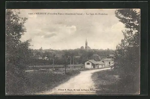 AK Rèchèsy, La Gare du Tramway