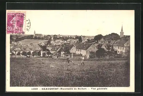 AK Beaucourt, Vue gènèrale