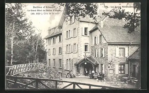 AK Ballon d`Alsace, Le Grand Hotel - Cotè de la cour