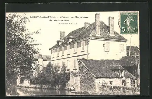 AK Ligny-le Chatel, Maison de Marguerite de Bourgogne