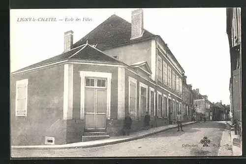 AK Ligny-le Chatel, Ecole des Filles