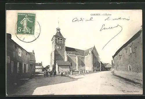 AK Carisey, L`Èglise, Strassenpartie