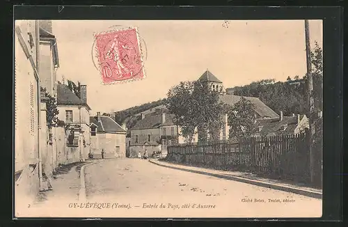 AK Gy-l’Évêque, Entrèe du Pays, cotè d`Auxerre