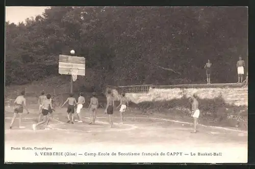 AK Verberie, Camp Ecole de Scoutisme francais de Cappy, Le Basket-Ball