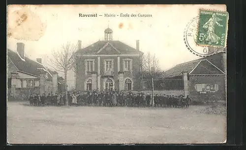 AK Ravenel, Mairie, Ecole des Garcons