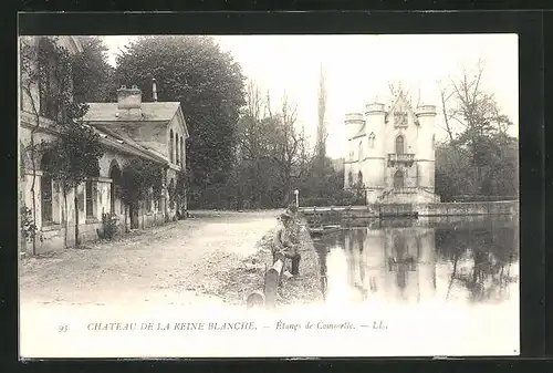 AK Coye-la-Foret, Chateau de la Reine Blanche, Étangs de Commelle