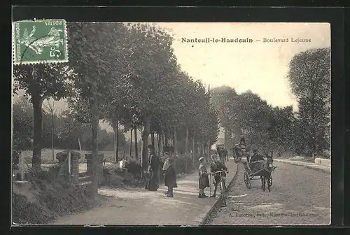 AK Nanteuil-le-Haudouin, Boulevard Lejeune