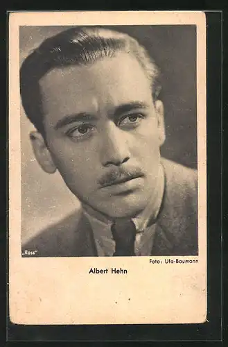 AK Schauspieler Albert Hehn mit ernstem Blick