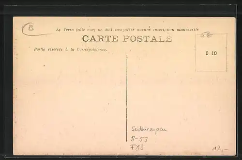 AK Le Cannet-du-Luc, Grainage Quirici, Cocons special Spherique jaune pour croisement, Seidenraupen