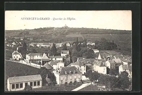 AK Sennecey-le-Grand, Quartier de l`Eglise