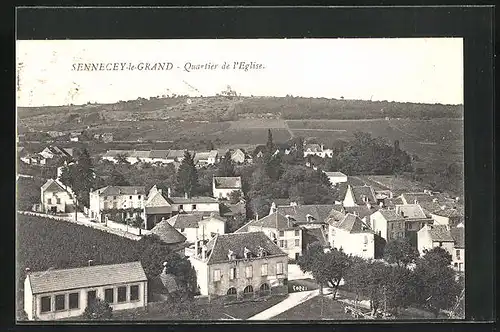 AK Sennecey-le-Grand, Quartier de l`Eglise