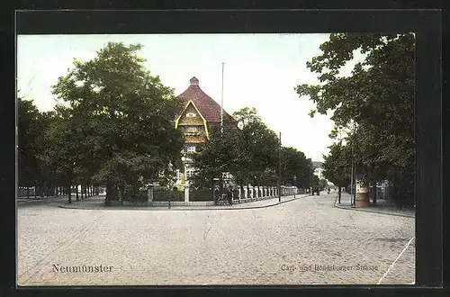 AK Neumünster, Carl- und Rendsburger Strasse