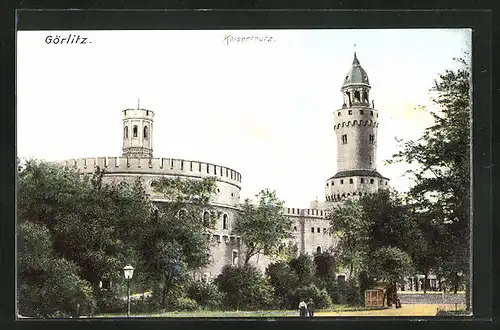 AK Görlitz, an der Kaisertrutz