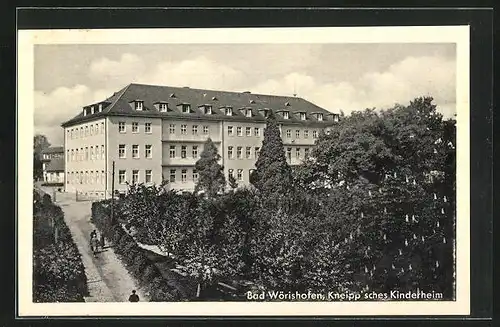 AK Bad Wörishofen, am Kneippschen Kinderheim