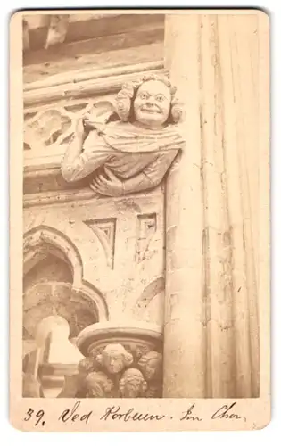 Fotografie Fotograf unbekannt, Ansicht Trondheim, Nidarosdom - Fassaden-Statue