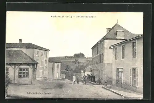 AK Cadolon, La Grande Route, Strassenpartie