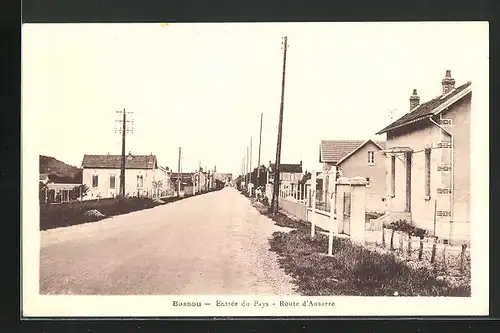 AK Bassou, Entrèe du Pays -Route d`Auxerre