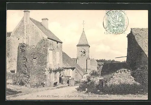 AK Blannay, L`Èglise et Vestiges d`anciens Remparts