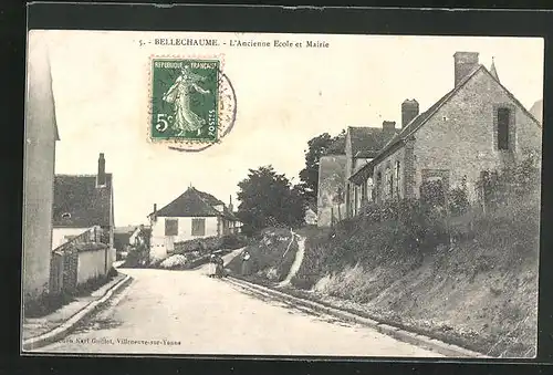 AK Bellechaume, L`Ancienne Ecole et Mairie