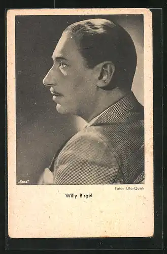 AK Schauspieler Willy Birgel mit Schnurrbart