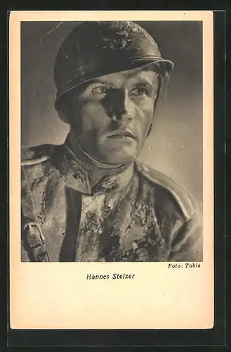 AK Schauspieler Hannes Stelzer in Uniform