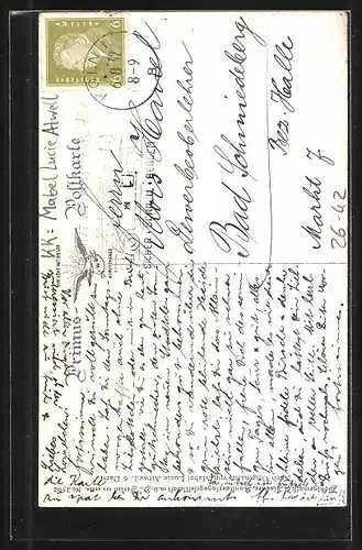Künstler-AK Mabel Lucie Attwell: Kinder wandern auf der Landstrasse
