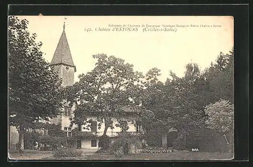 AK Crèches-sur-Saône, Chateau d`Estours