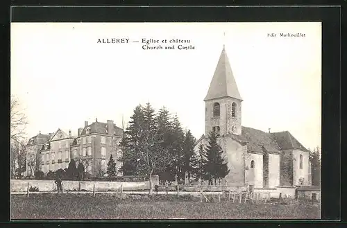 AK Allerey, Eglise et chateau