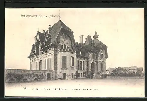 AK Issy-L`Èveque, Facade du Chateau