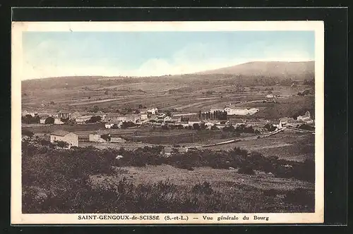 AK Saint-Gengoux-de-Scissè, Vue gènèrale du Bourg