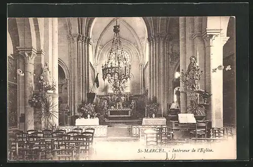 AK St-Marcel, Interieur de l`Eglise