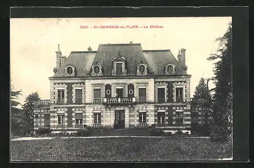 AK St-Germain-su-Plain, Le Chateau, Facade