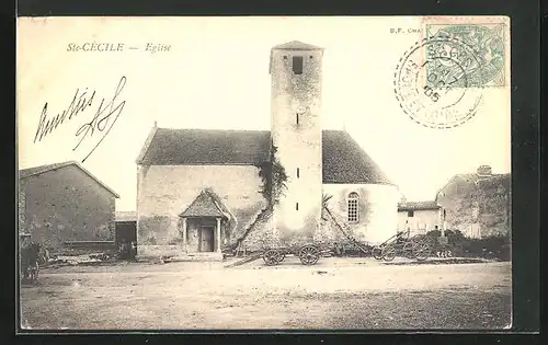 AK Ste-Cecile, Eglise, Facade