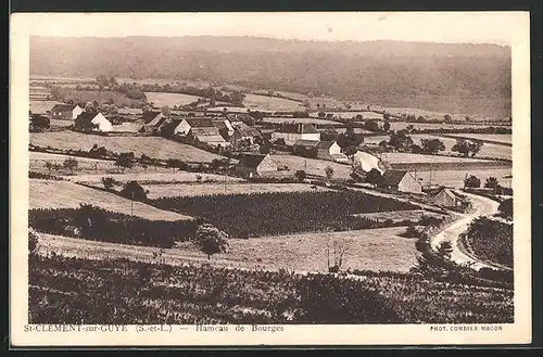 AK St-Clement-sur-Guye, Hameau de Bourges, Vue Generale