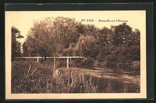 AK St-Yan, Passerelle sur l`Arconce