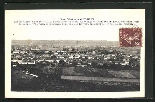 AK Uchizy, Vue Generale, Blick über die gesamte Stadt