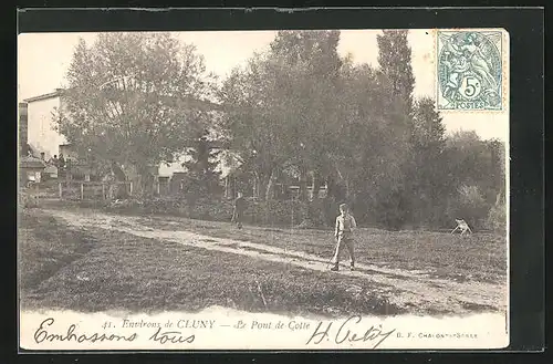 AK Cluny, Le Pont de Cotte