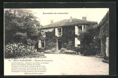 AK Milly-Lamartine, Maison, Facade