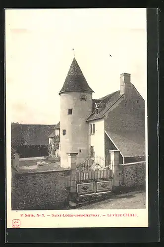 AK Saint-Lèger-sous-Beuvray, Le vieux Chateau