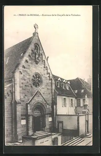 AK Paray-le-Monial, Extèrieur de la Chapelle de la Visitation