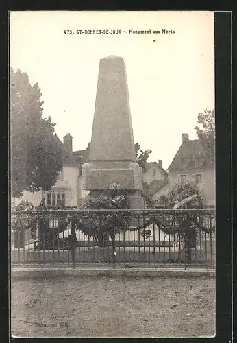 AK St-Bonnet-de-Joux, Monument aux Morts